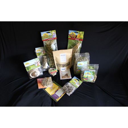 Golosità Cricetosa - Box con Snack JR Farm per Criceti e Roditori Onnivori