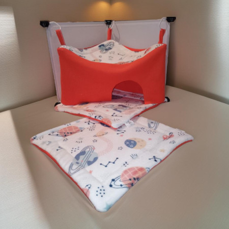 AMACAsA - Amaca e Casetta per Cavie, Cincillà, Ricci, Ratti e Degu