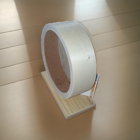 Ruota in Legno Epic Pet con Sughero per Criceti | Creazioni Caviose