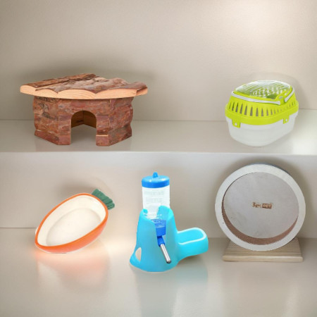 Box Criceto Nano con Accessori Completi e Donazione a AIR per Animali in Stallo