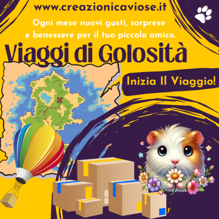 Viaggi di Golosità – Box a sorpresa per roditori