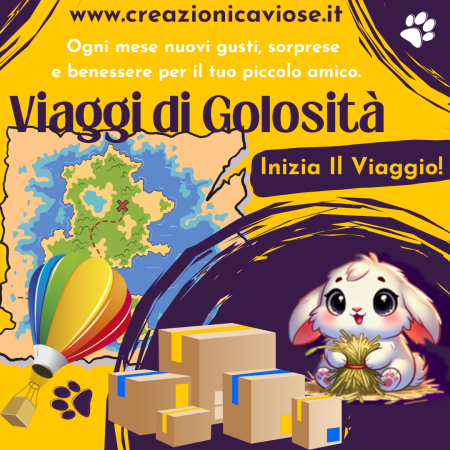 Viaggi di Golosità – Box a sorpresa per roditori