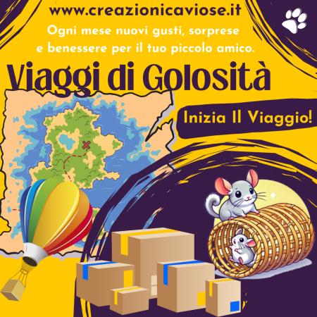 Viaggi di Golosità – Box a sorpresa per roditori