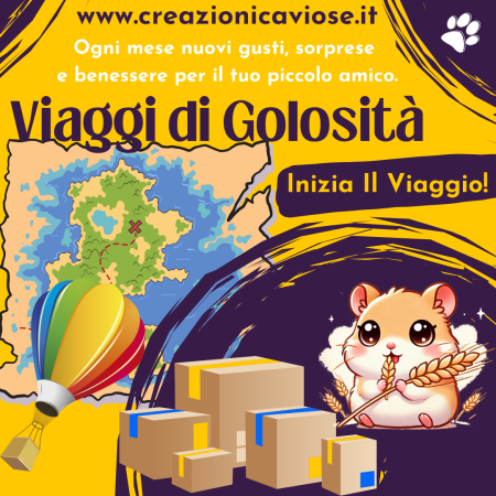 Viaggi di Golosità – Box a sorpresa per roditori