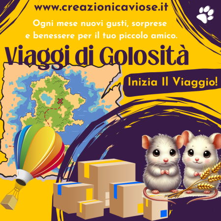 Viaggi di Golosità – Box a sorpresa per roditori