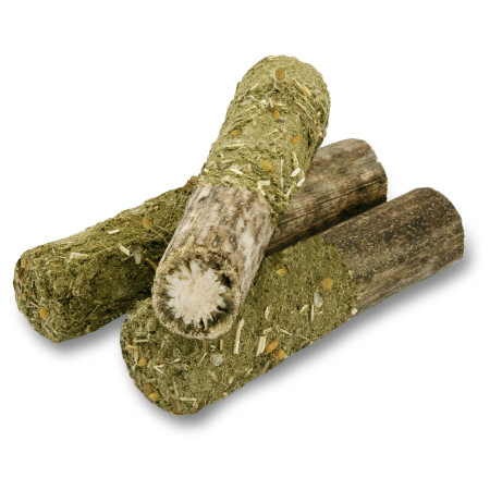 Steli di Girasole con Ortica, Prezzemolo e Fieno Greco per Conigli e Roditori