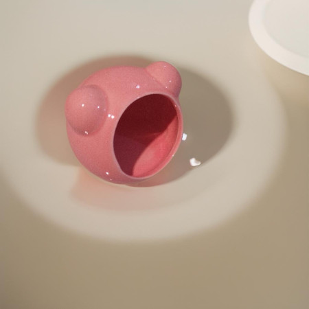 Casetta in Ceramica a Forma di Mela per Criceti e Topi – Rifugio Confortevole