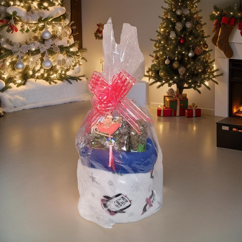 Sacca Caviosa Natalizia con Snack Jr Farm – Creazioni Caviose