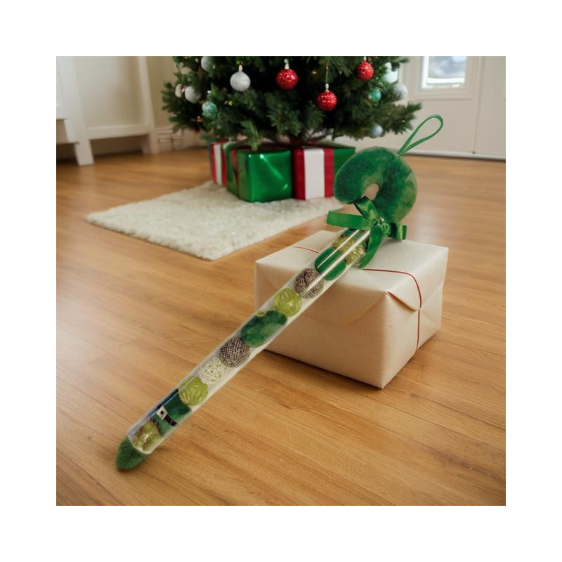 Gioco per Gatti "Happy Pet" con Palline – Edizione Natalizia