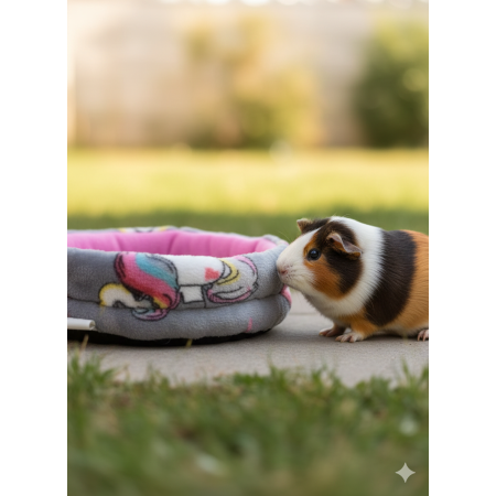 Cuccetta Ciambellino per Cavie con Tappetino Assorbente