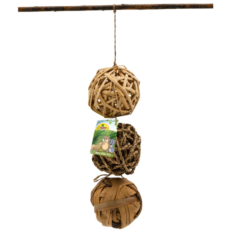 Palline Naturali per Roditori - Erbe e Legni Non Trattati per un Divertimento Sano
