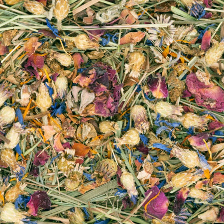 copy of Ciotola di fieno con fiori