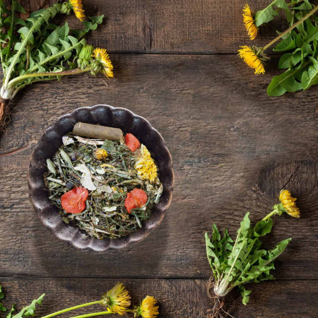 Miscela alimentare completa per roditori con erbe, verdure e vitamina C