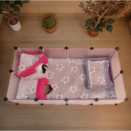 Starter Set per Porcellini d'India - Habitat Completo, Sicuro e Comodo | Creazioni Caviose