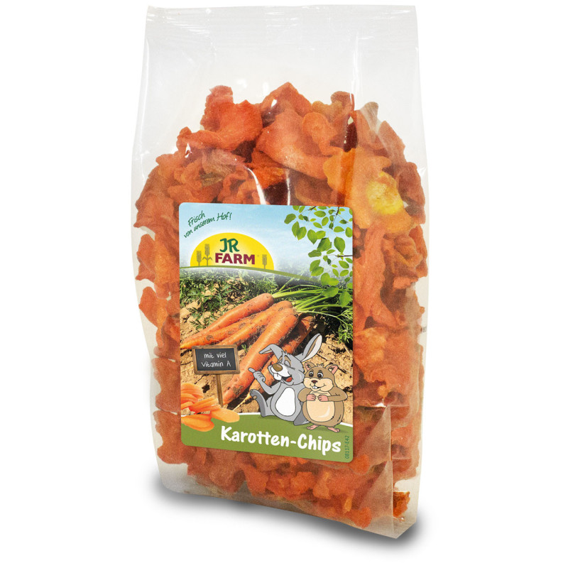 Chips di Carote Essiccate Naturali - Ricche di Fibre e Beta-Carotene