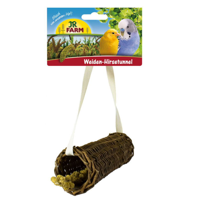 Tunnel di Salice Naturale con Panico per Uccelli e Roditori