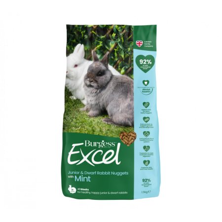 Alimento per Conigli Giovani - Ricco di Fibre e Nutrienti Essenziali