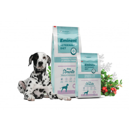 Alimento dietetico per cani con pH alcalino e calcoli di struvite