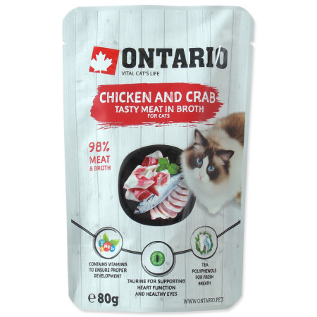 Ontario Cat umido in brodo