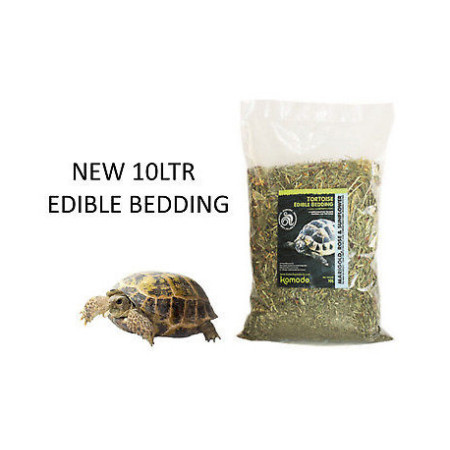 Lettiera commestibile per tartaruga di Komodo - Fiori e erbe naturali