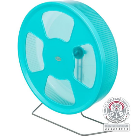 Ruota in Plastica per Piccoli Roditori – Disponibile in 2 Misure e 3 Colori