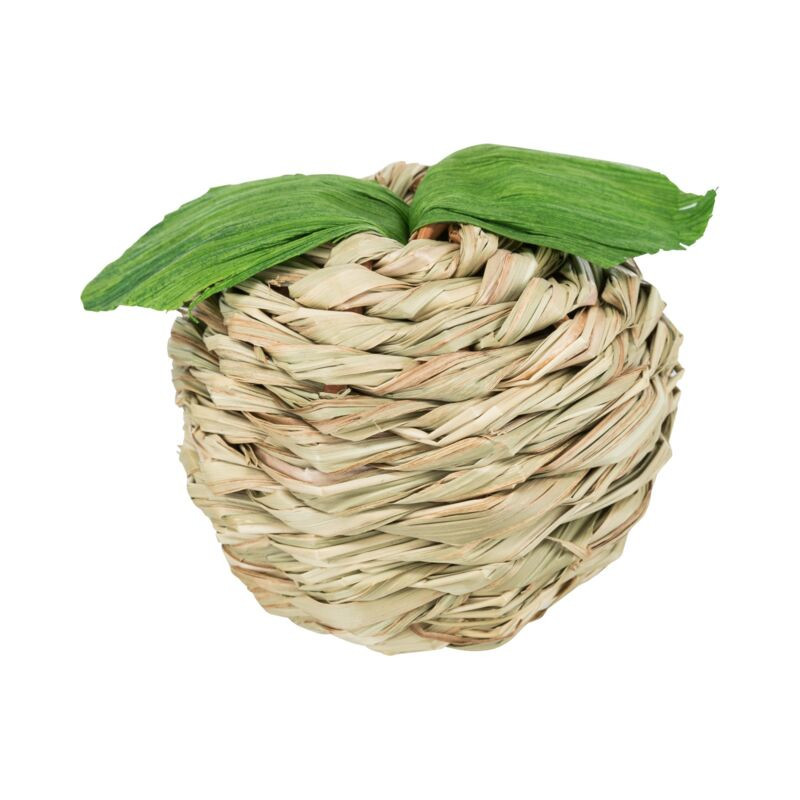 Palla Mela in Paglia di Mais per Roditori – Giocattolo Naturale e Sicuro