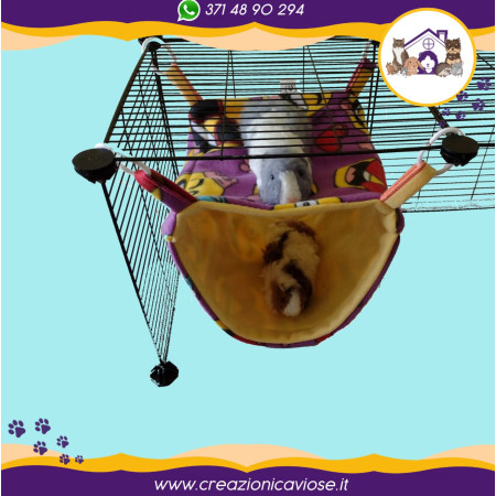 Amacuccia - Amaca e Tunnel per Ratti, Degu, Cavie e Cincillà