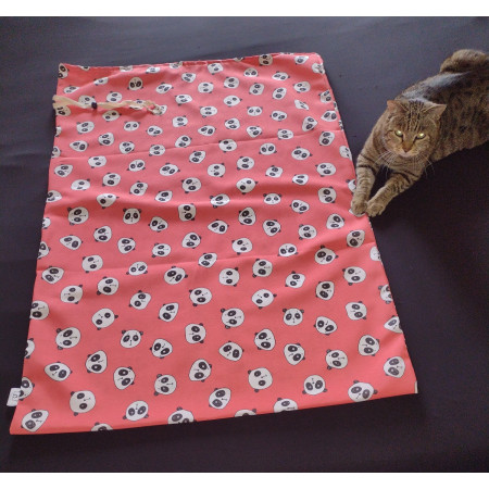 Sacco Lavatrice Felice per Fieno, Peli e Indumenti - Cotone con Lacci